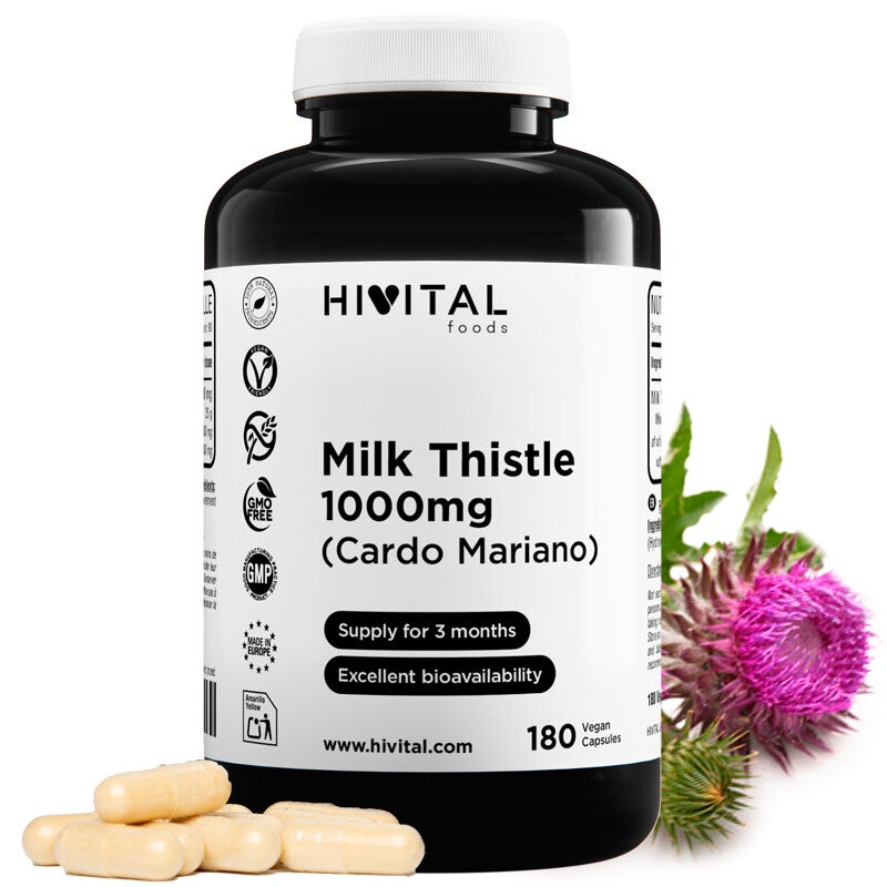 Cardo Mariano 1000 mg | 180 cápsulas veganas