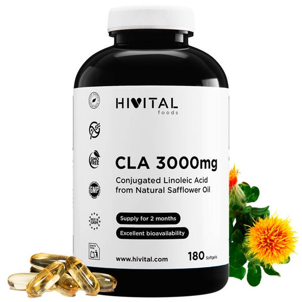 CLA Acido Linoleico Conjugado 3000 mg | 180 perlas