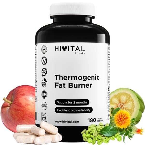 Termogénico Fat Burner Quemagrasas | 180 cápsulas veganas