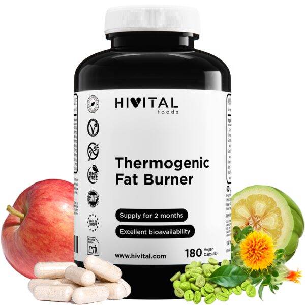 Termogénico Fat Burner Quemagrasas | 180 cápsulas veganas