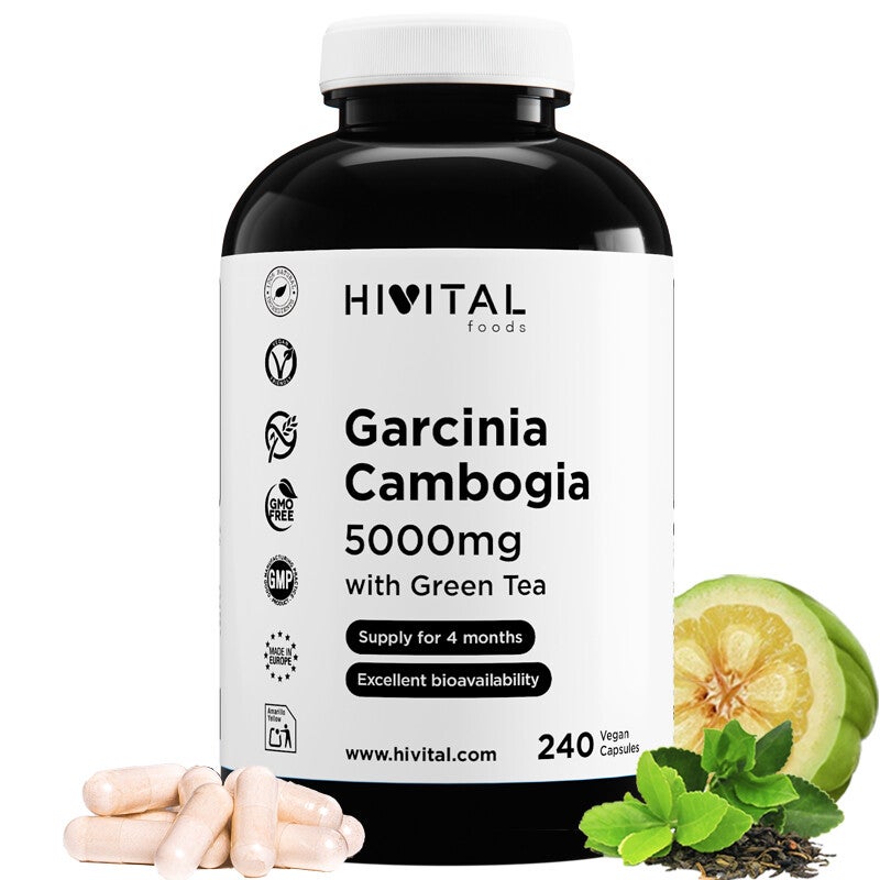 Garcinia Cambogia 5000 mg | 240 cápsulas veganas
