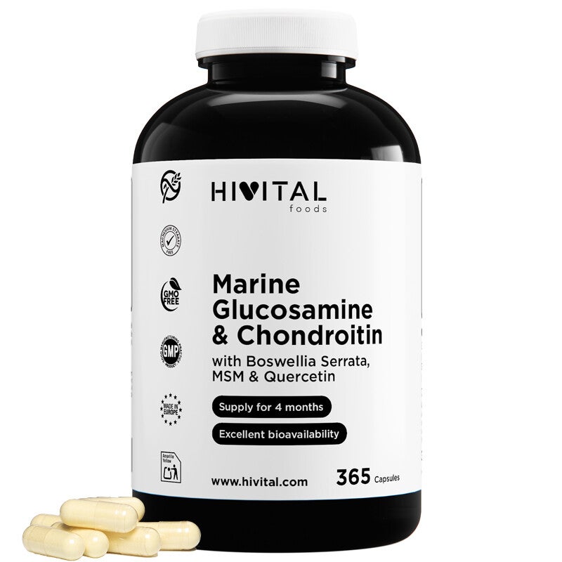 Glucosamina Marina con Condroitina 365 cápsulas