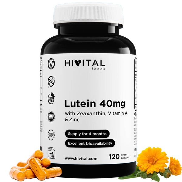 Luteína 40 mg | 120 cápsulas veganas