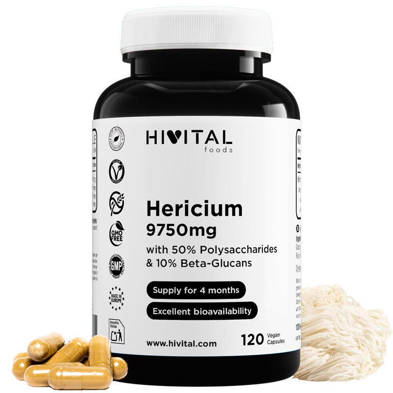 Melena de León 9750 mg | 120 cápsulas veganas