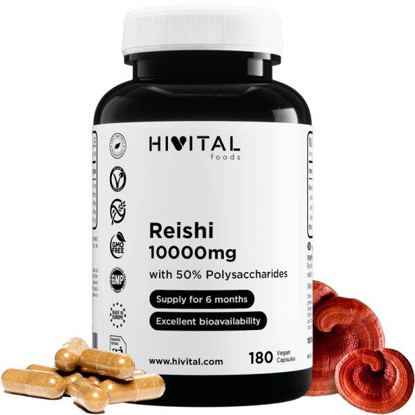 Reishi 10000 mg | 180 cápsulas veganas