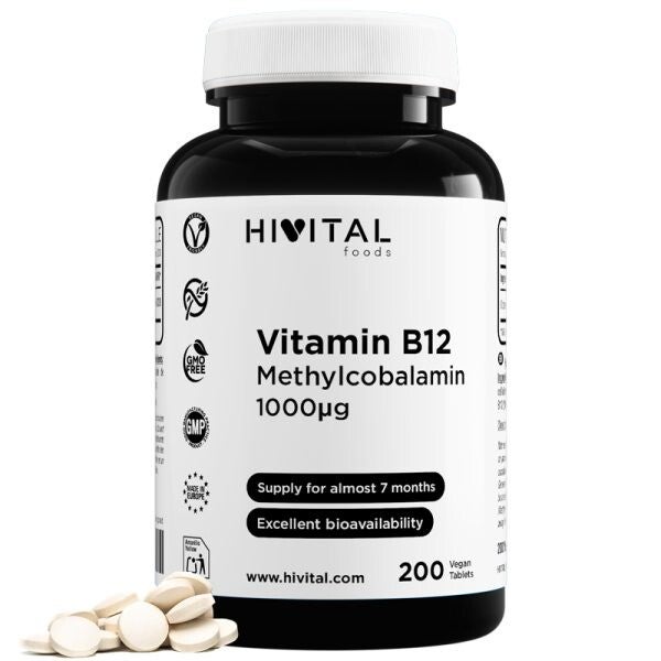 Vitamina B12 Metilcobalamina 1000 mcg | 200 comprimidos