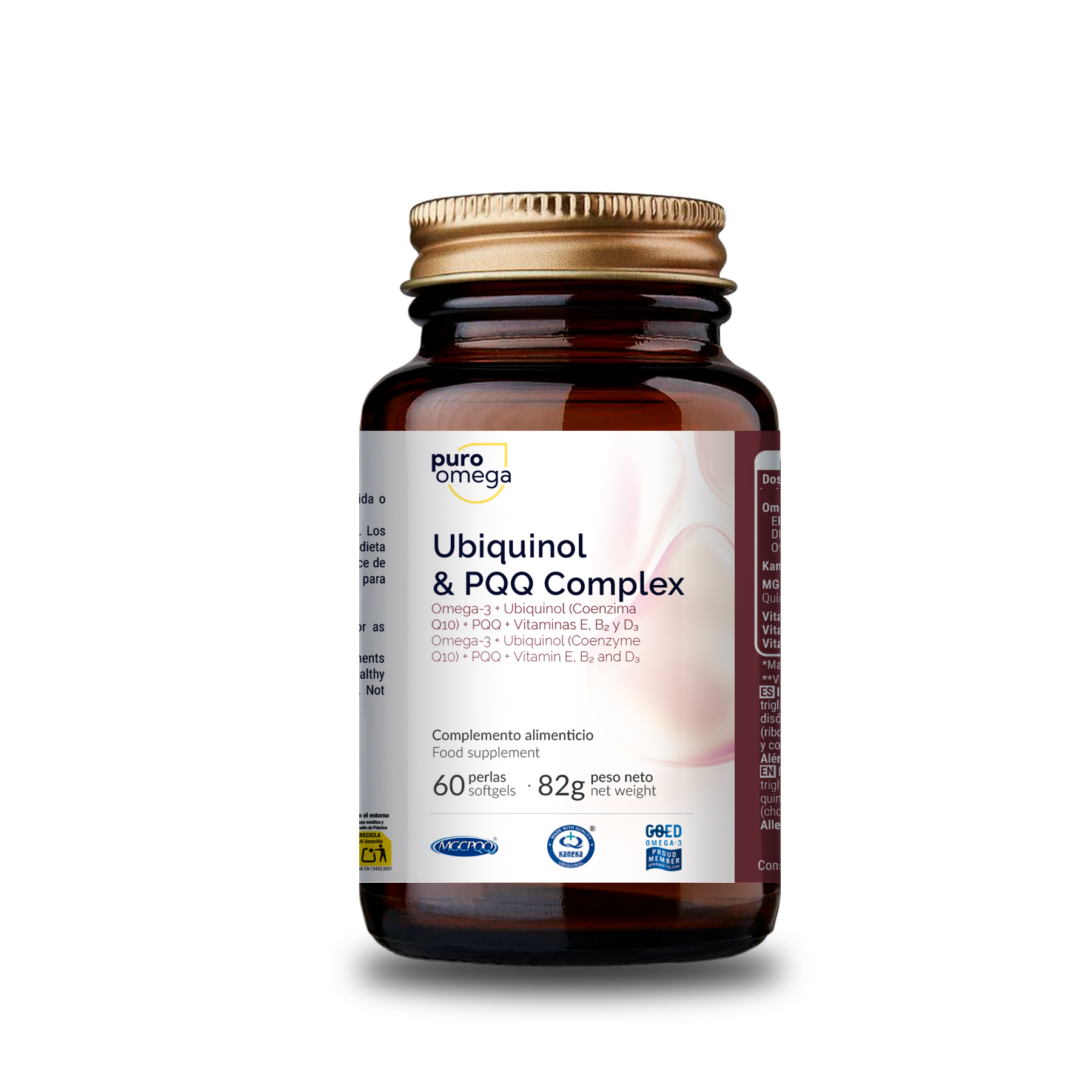 Ubiquinol & PQQ Complex 60 perlas