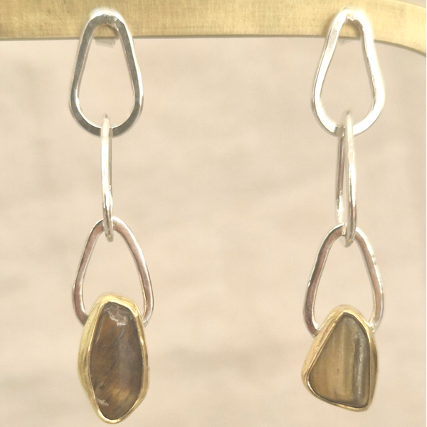 Zilveren Rain Drops, Tijgeroog