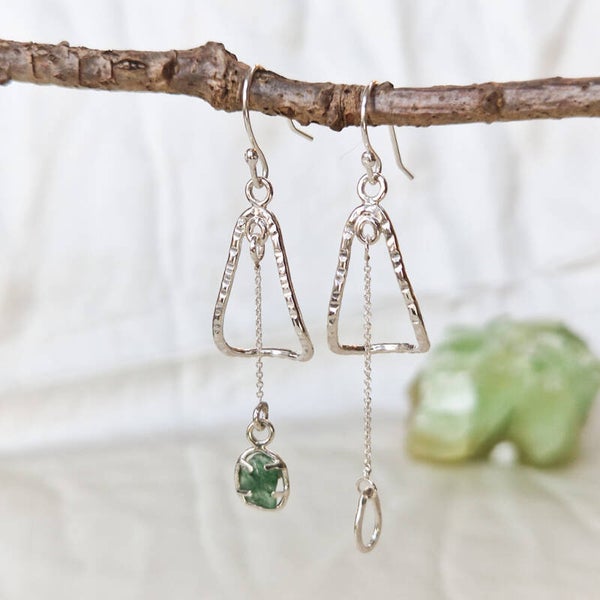 Zilver Bend Rain Drops Aventurijn