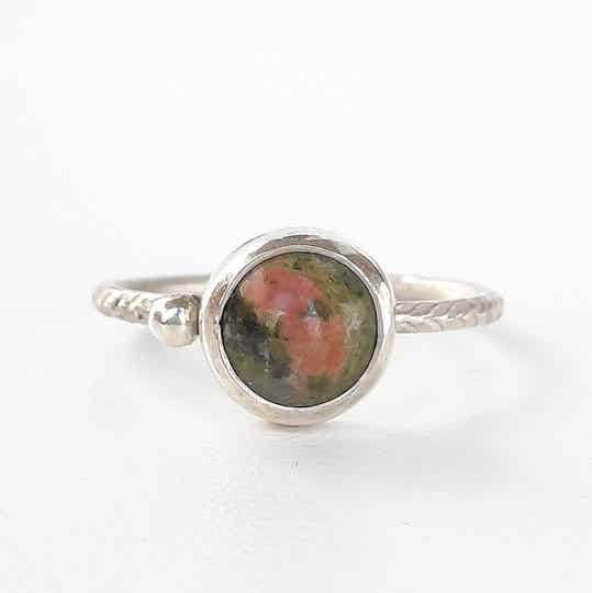 SOLD Zilver Line ring Unakiet