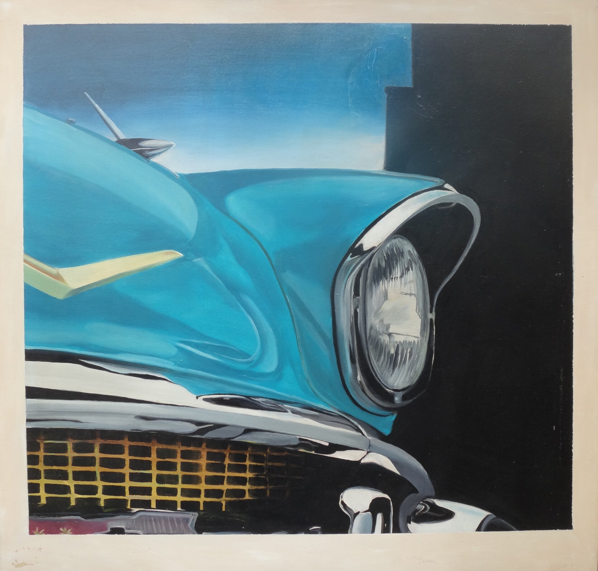 Chevy (olieverf op canvas 100x100cm))