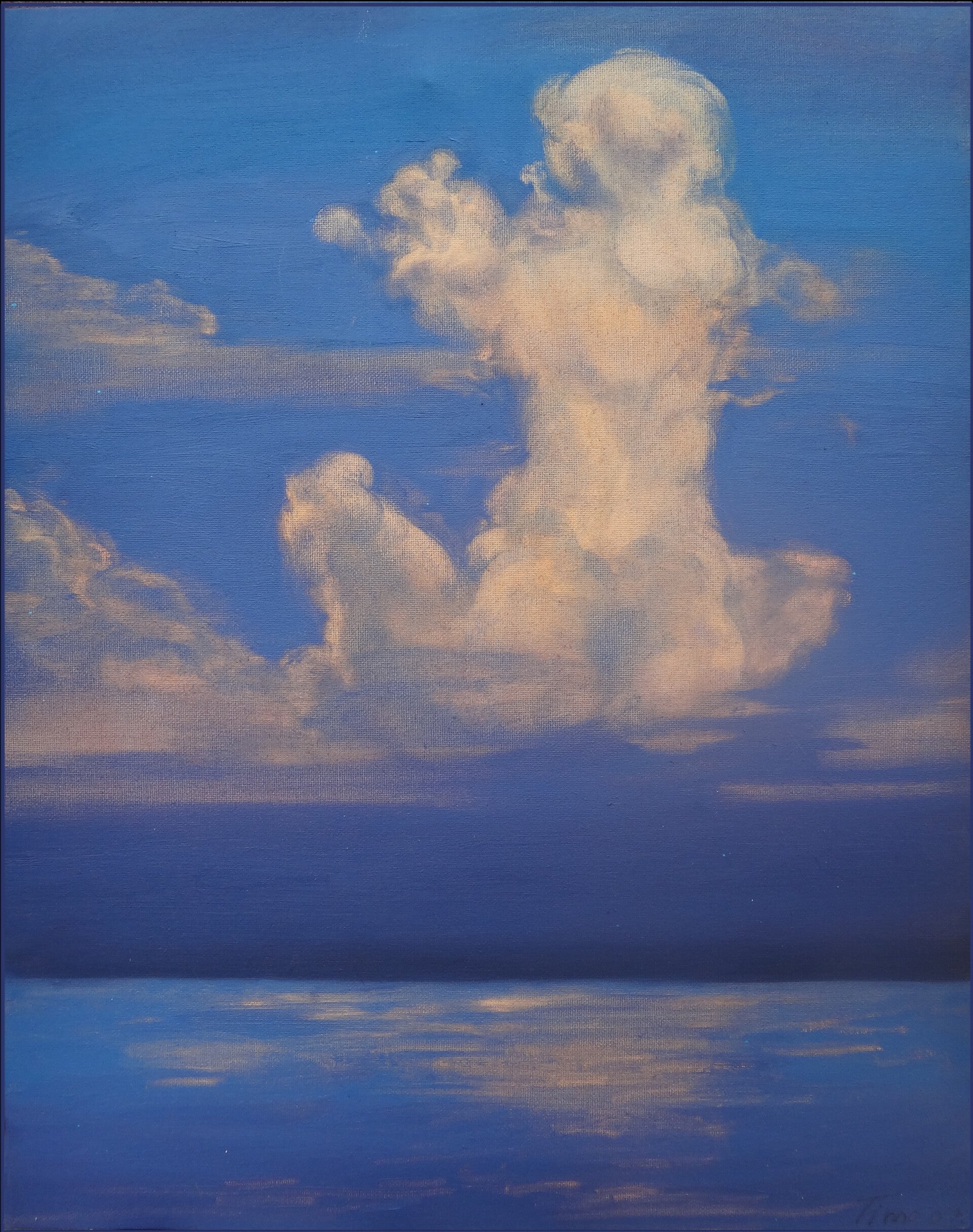  Wolkrug 2 (Olieverf op canvas)
