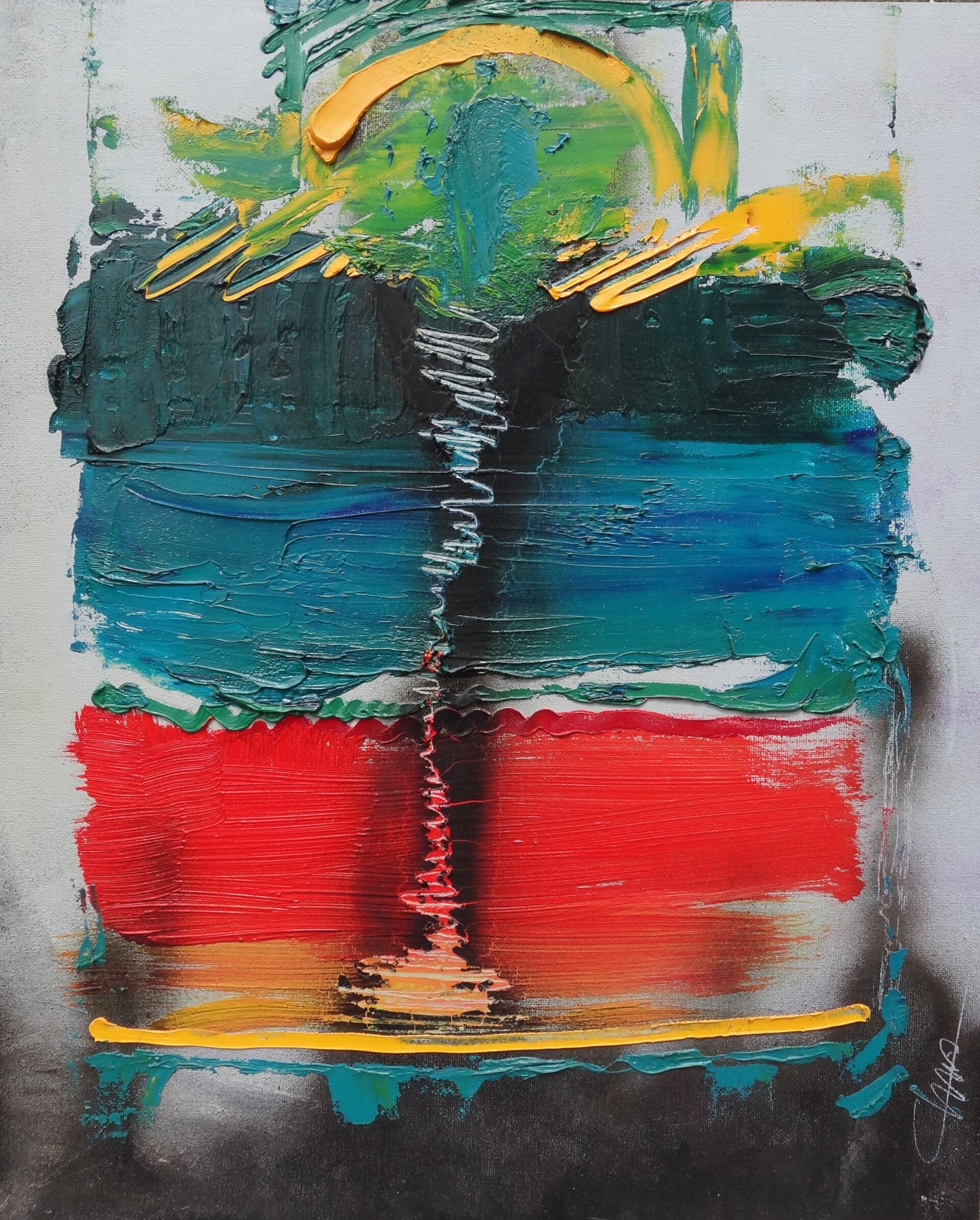 Zonder titel (45x65cm,Olie op canvas)