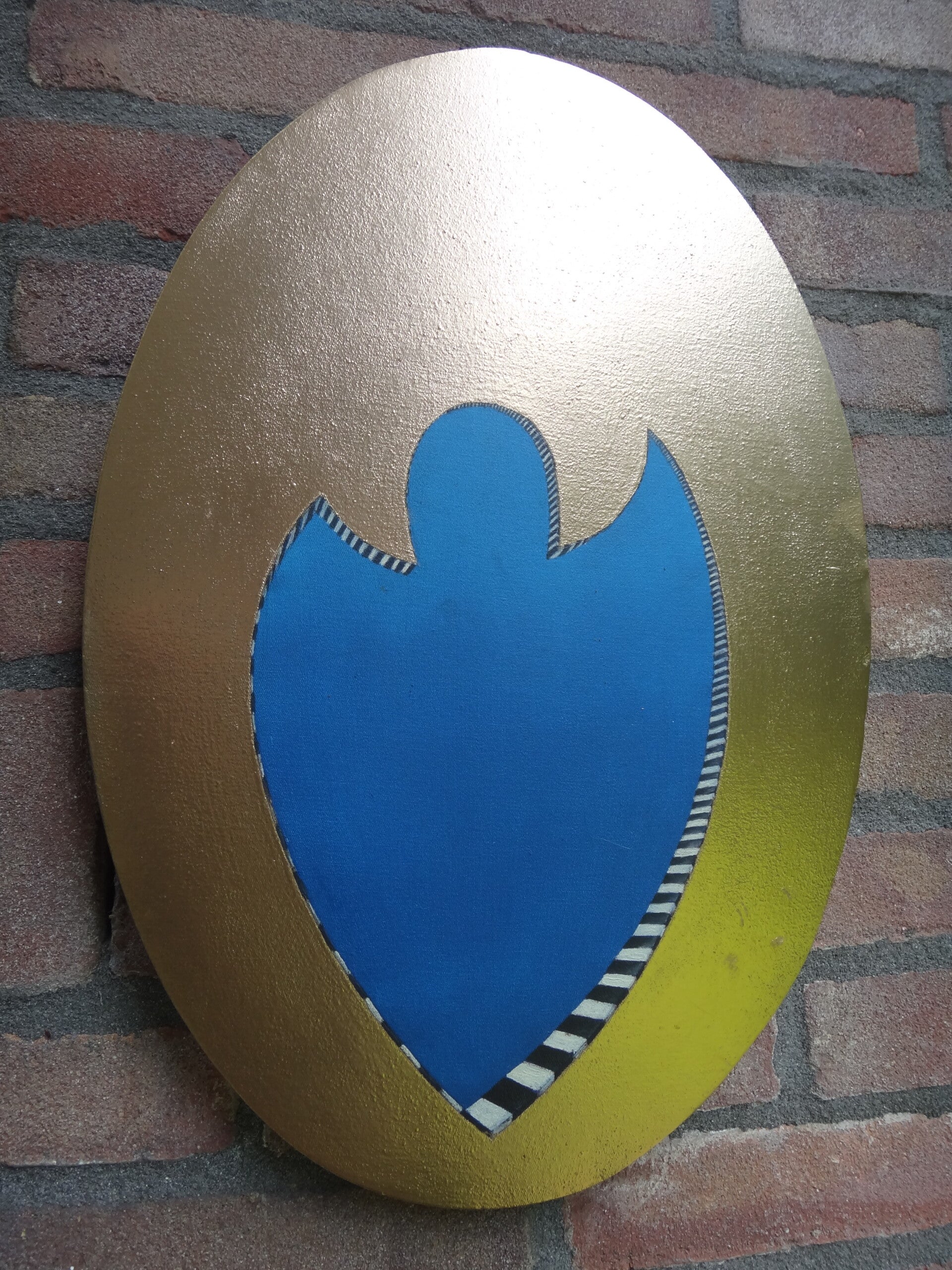Het Gat, olieverf en goudverf op doek)