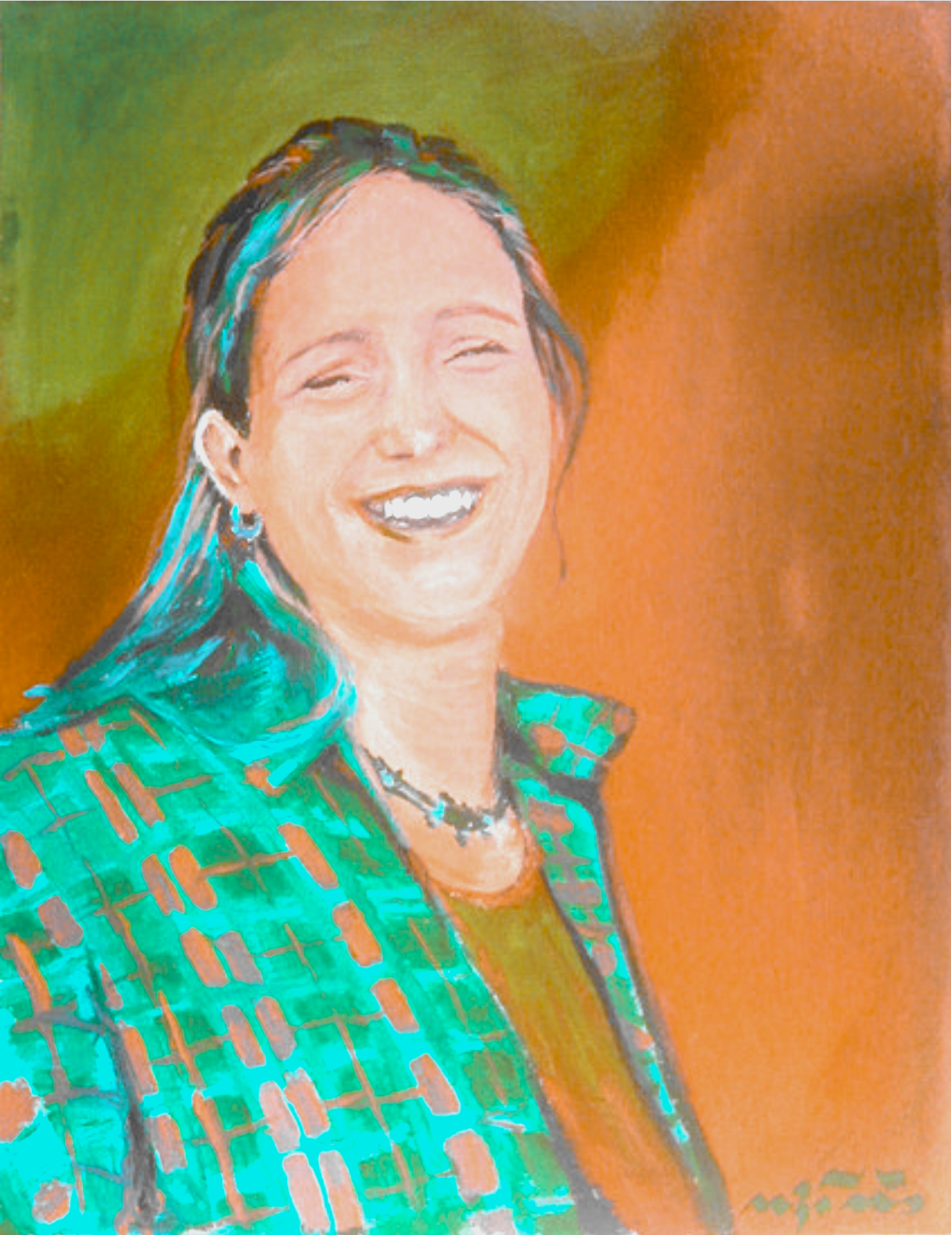 Roos (olieverf op canvas 50x75cm, verkocht)