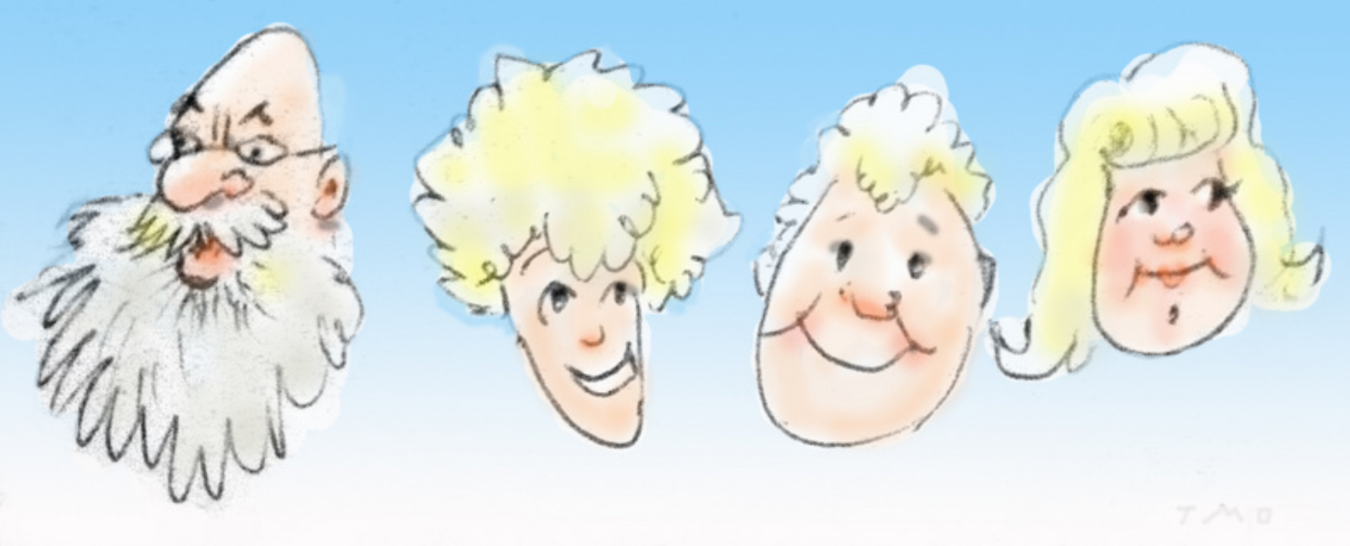 Erwin en zijn kinderen (digitaal getekend en geanimeerd)