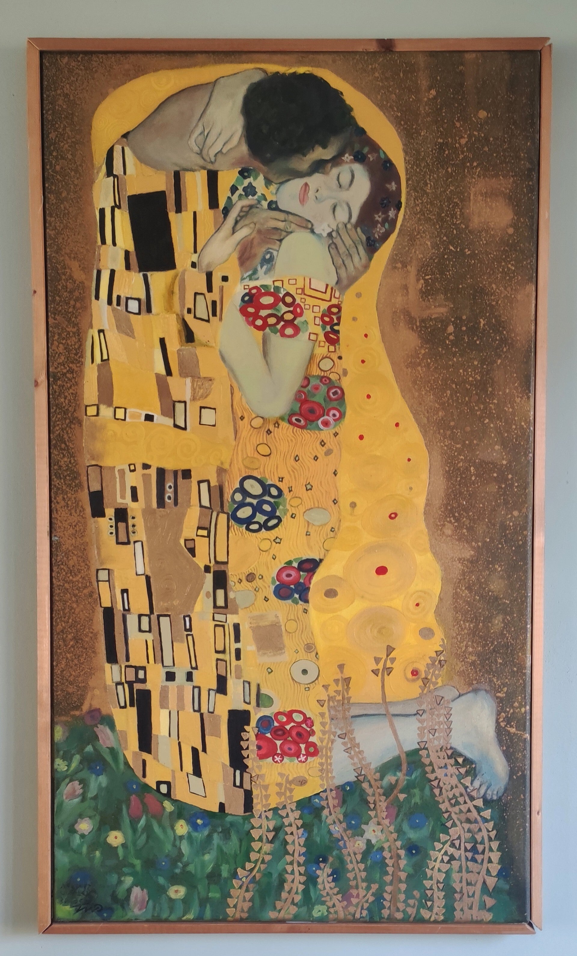 Kopie van een Klimt (verkocht)