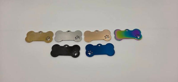 Laser engraved animal tags
