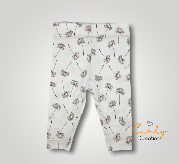 Babylegging “pluizenbol”off-white