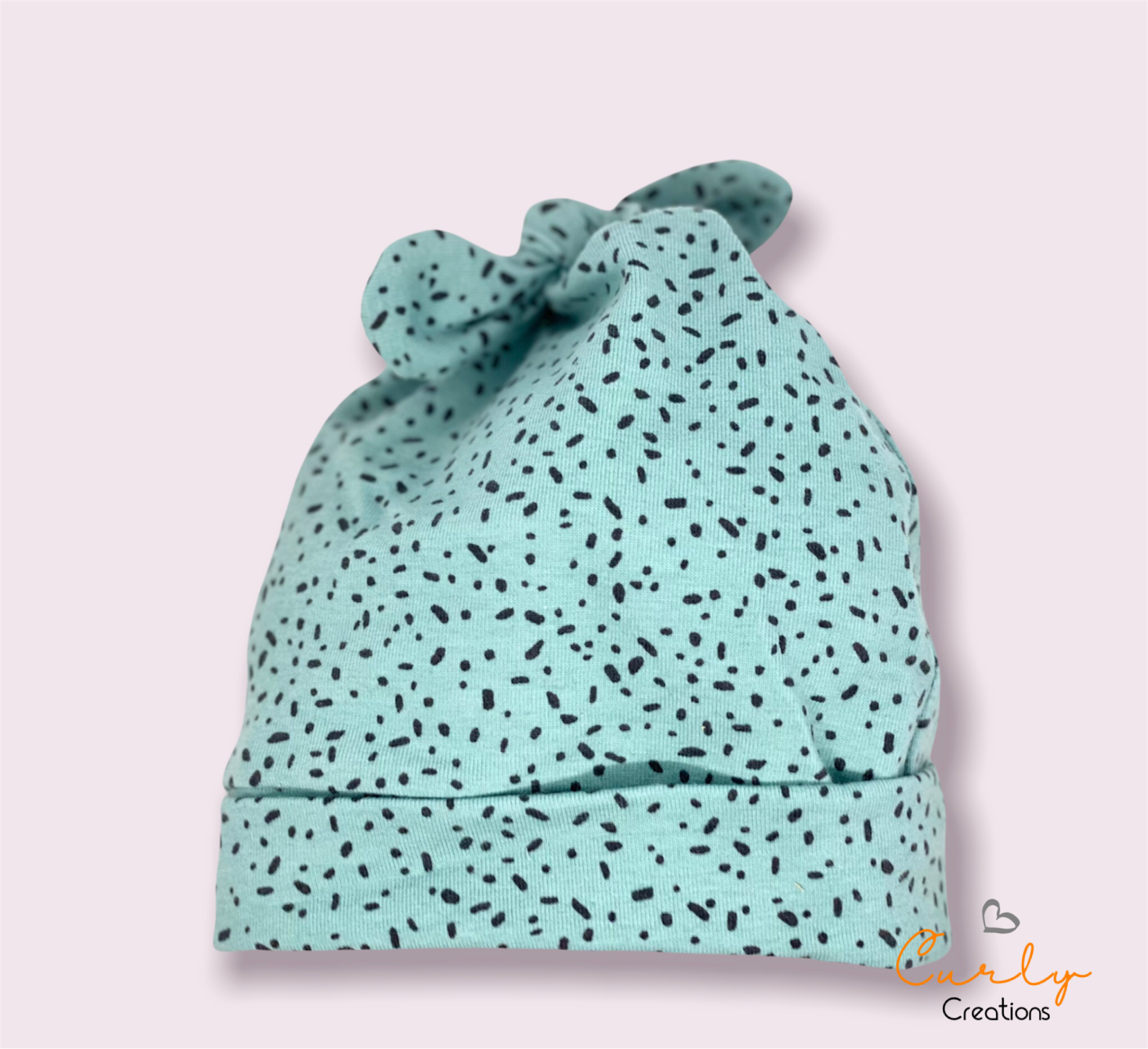 Beanie “Sprinkles” (pale turqoise)