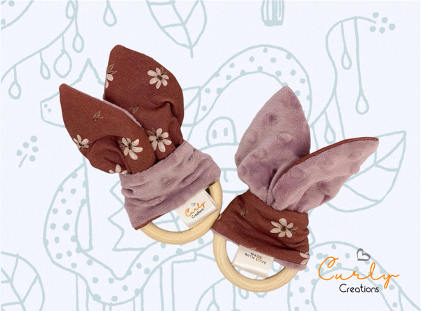 Bijtring ‘Bloem’ (Oudroze)