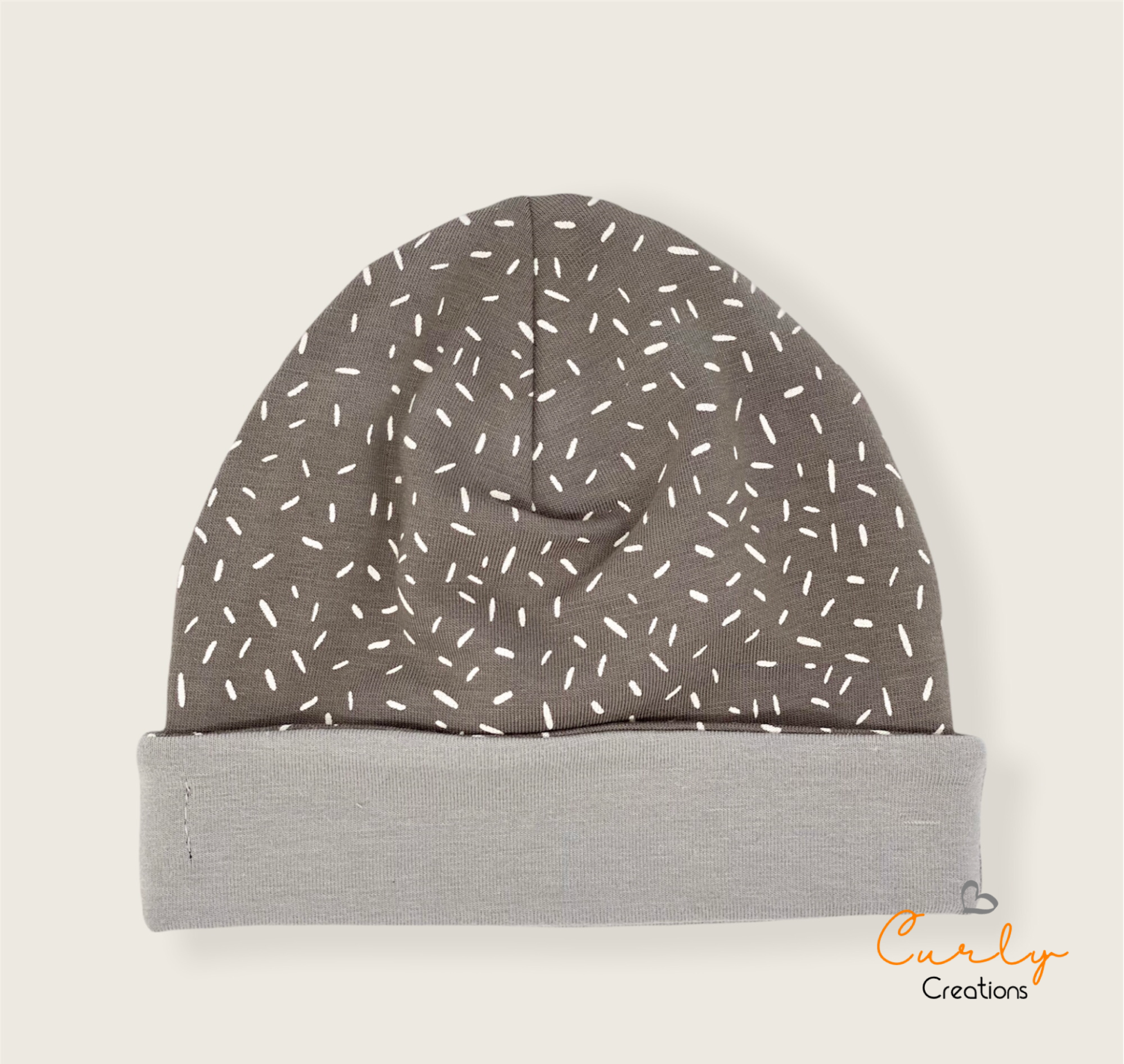 Beanie “Sprinkles” (grijs)