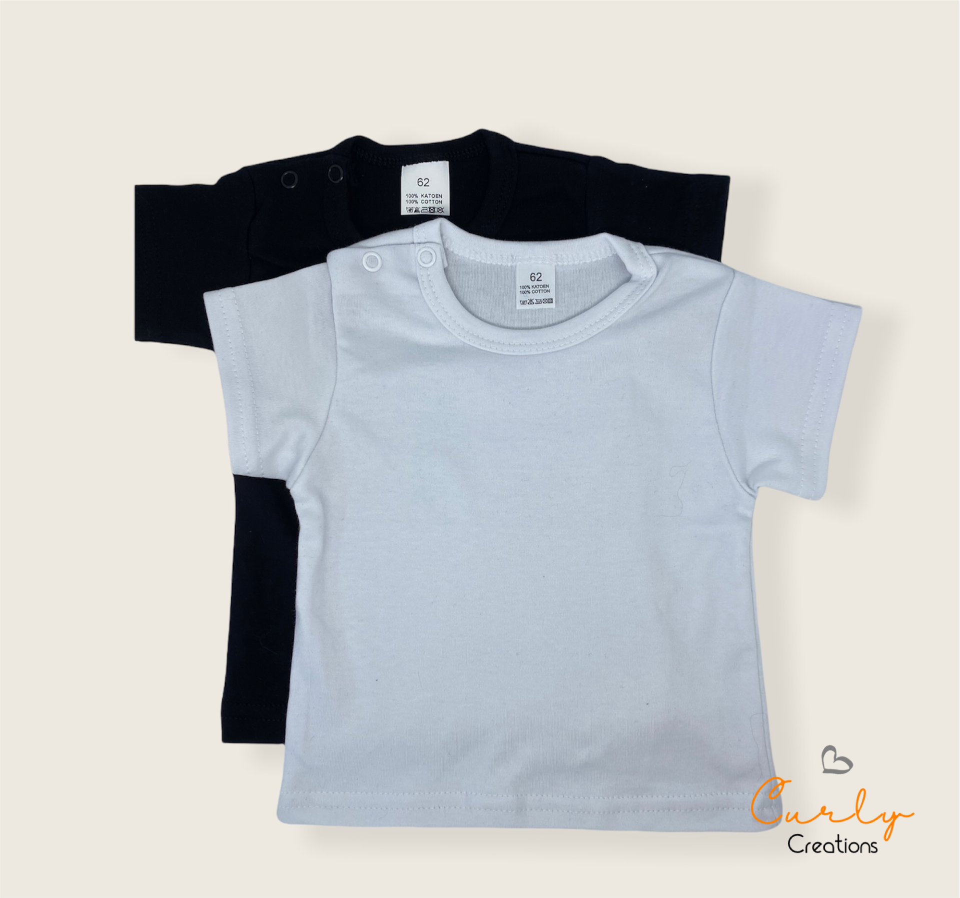 Baby t-shirt met korte mouwen