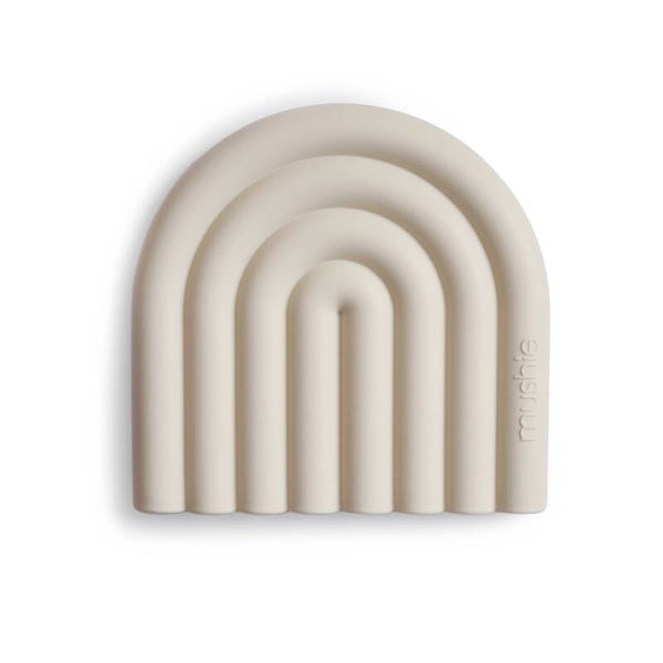 Mushie Teether Rainbow | Shifting Sand