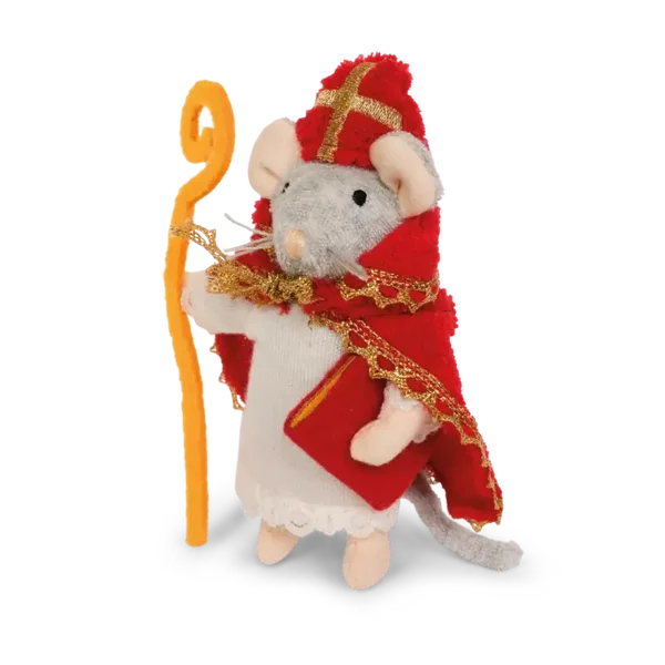 Muizenhuis | Knuffel muis Sinterklaas