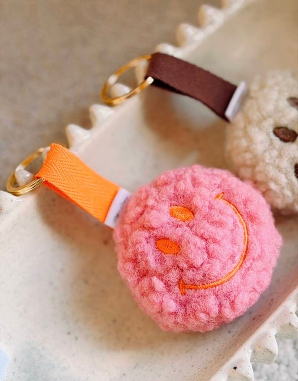 Smiley Roze | Sleutelhanger