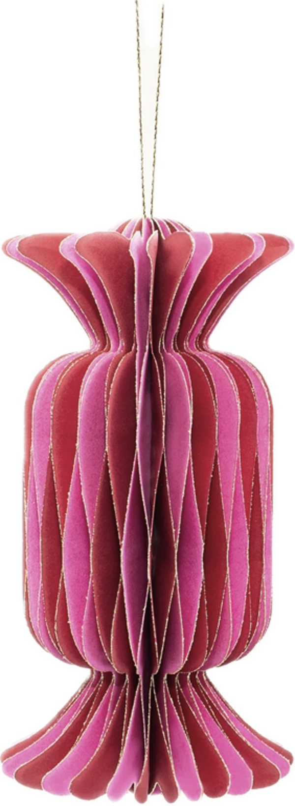 Kersthanger Snoepje | Rood Roze