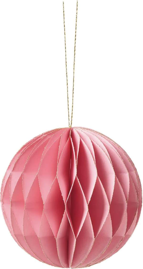 Kerstbal | Roze
