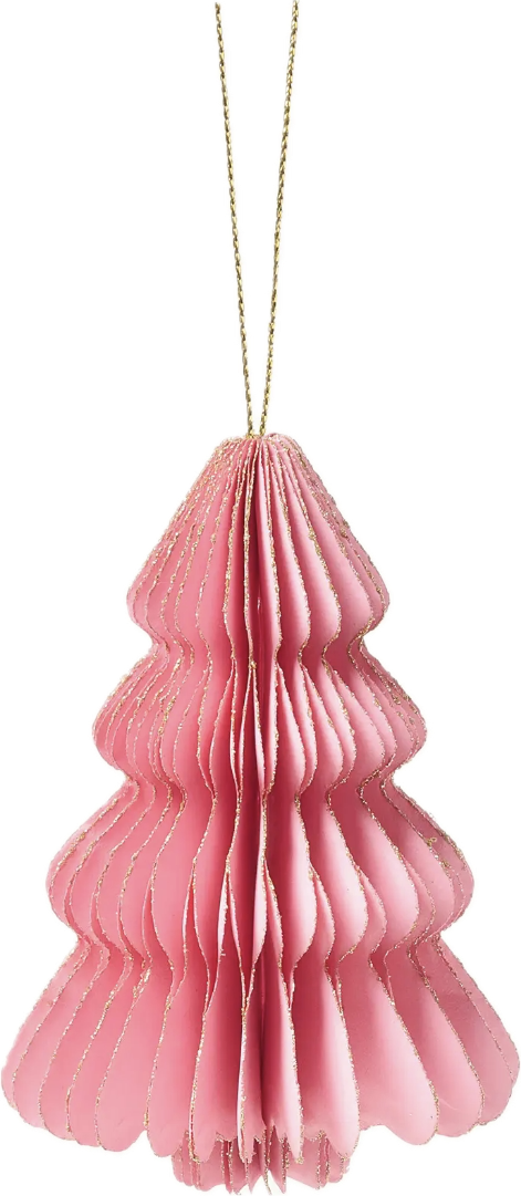 Kersthanger Kerstboom Roze