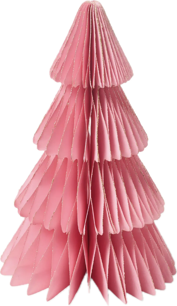 Papieren Kerstboom Roze