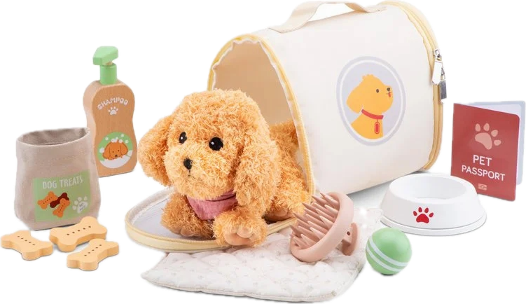 Puppy Knuffel Verzorging Set