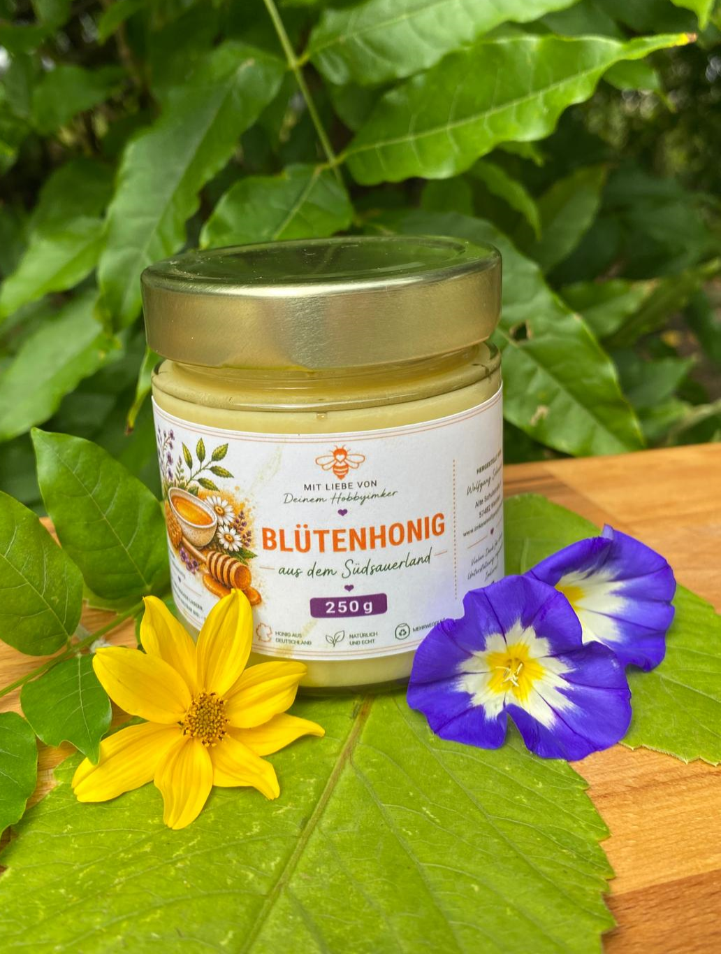 Blütenhonig aus dem Südsauerland 250g cremig