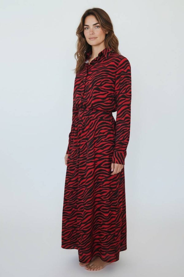 Rood zwarte set van LaDress (44/XXL)