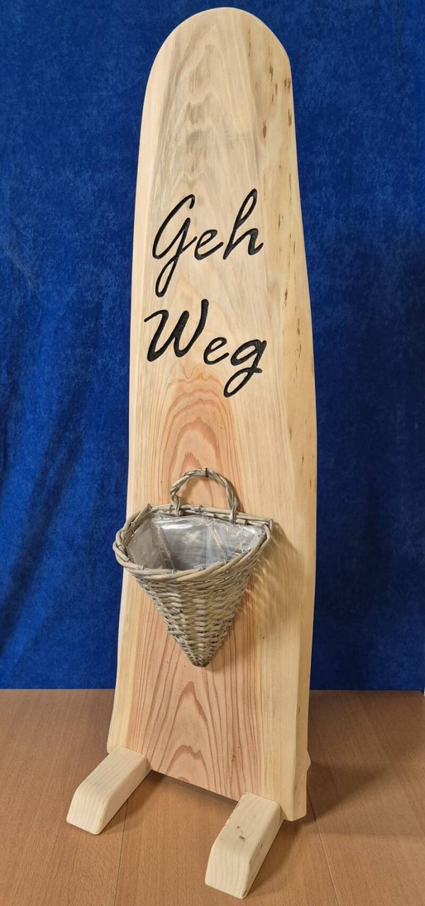 Lärchenholz Stele groß