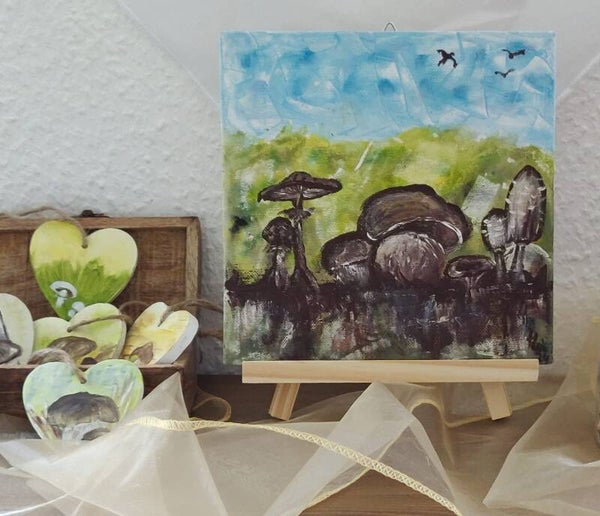 Pilz-Skyline farbig