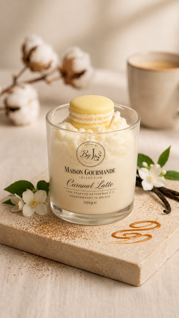 Carmel Latte geurkaars 300 g