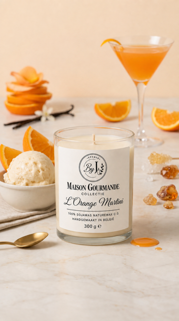 L'Orange Martini geurkaars 300 g