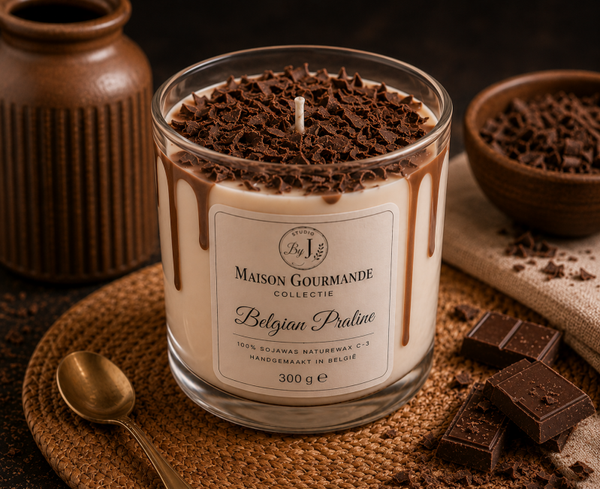 Belgian Praline geurkaars 300 g