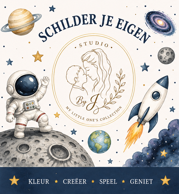 🌟 Mini Creatief: In de ruimte