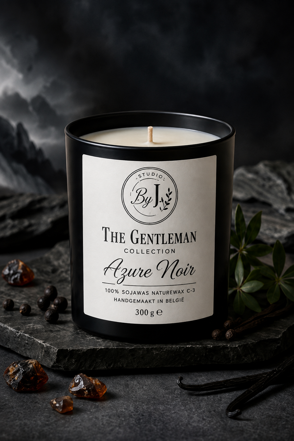 Azure Noir geurkaars 300 g