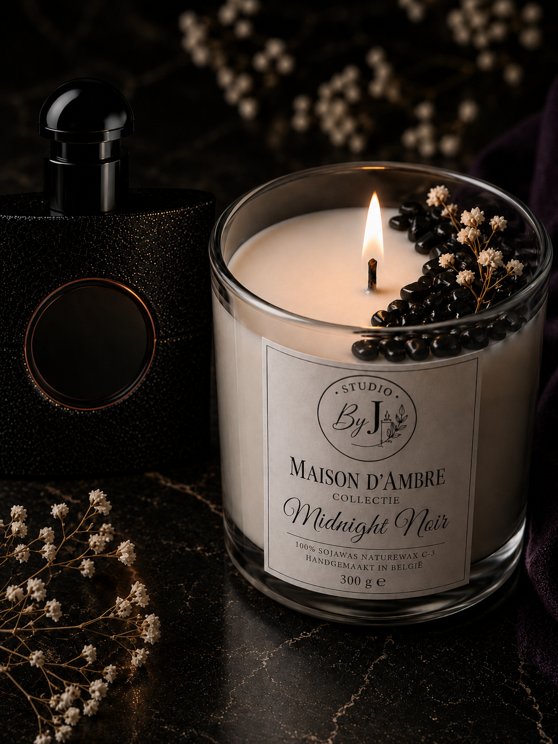 Midnight Noir geurkaars 300 g
