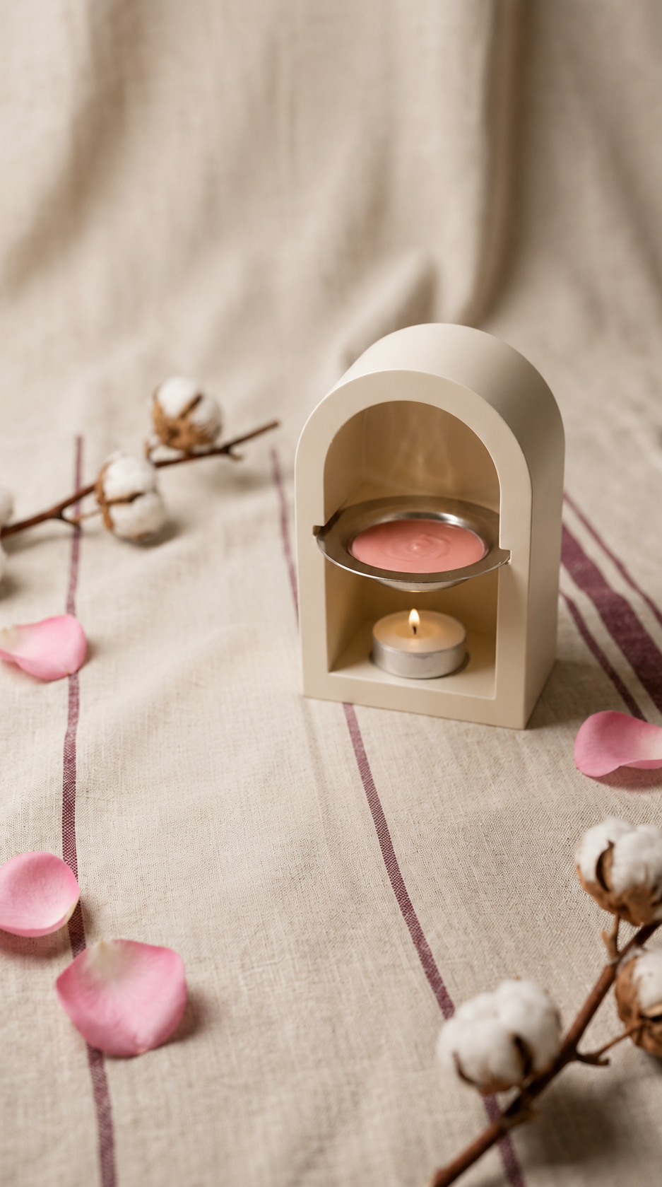 Handgemaakte waxbrander