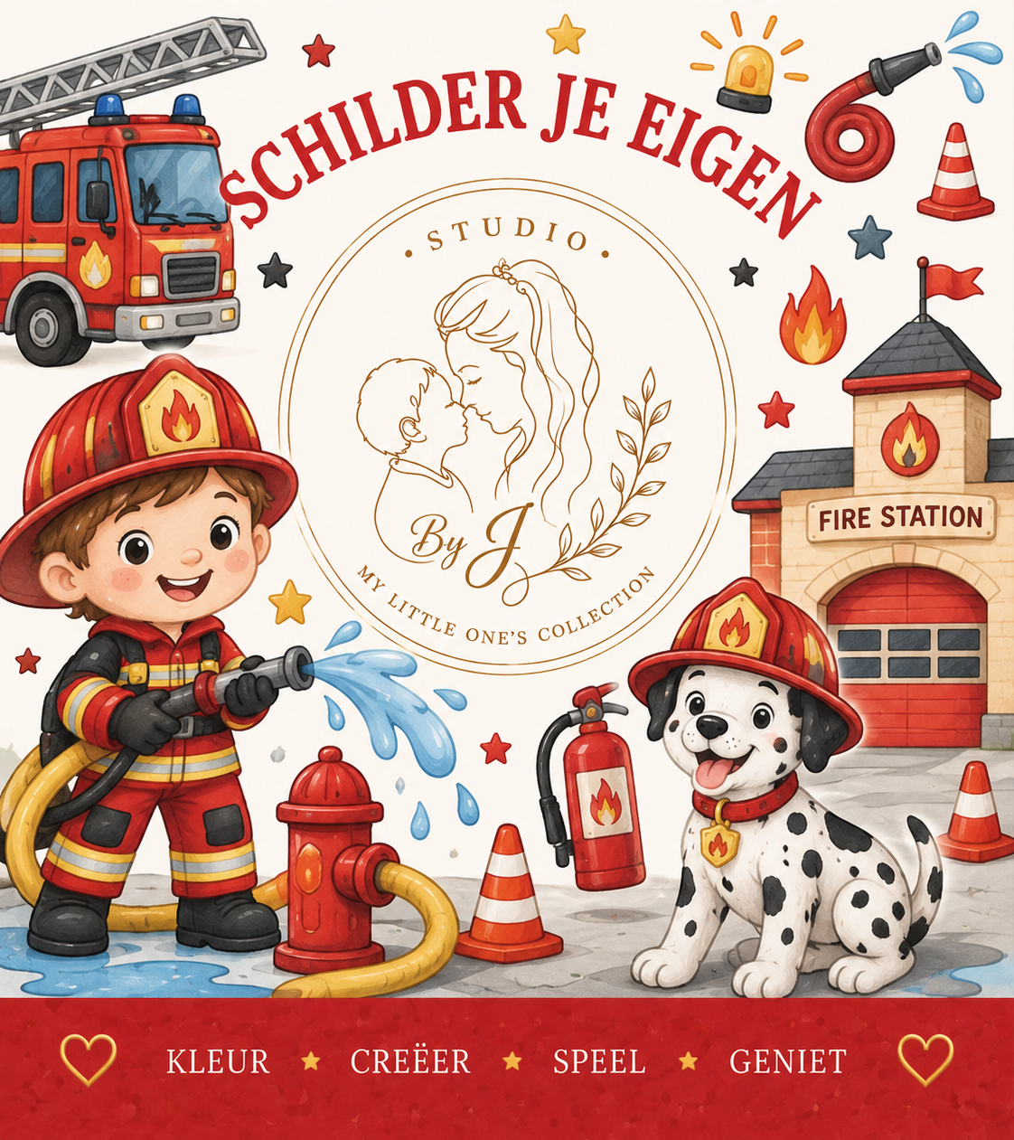🌟 Mini Creatief: Brandweer