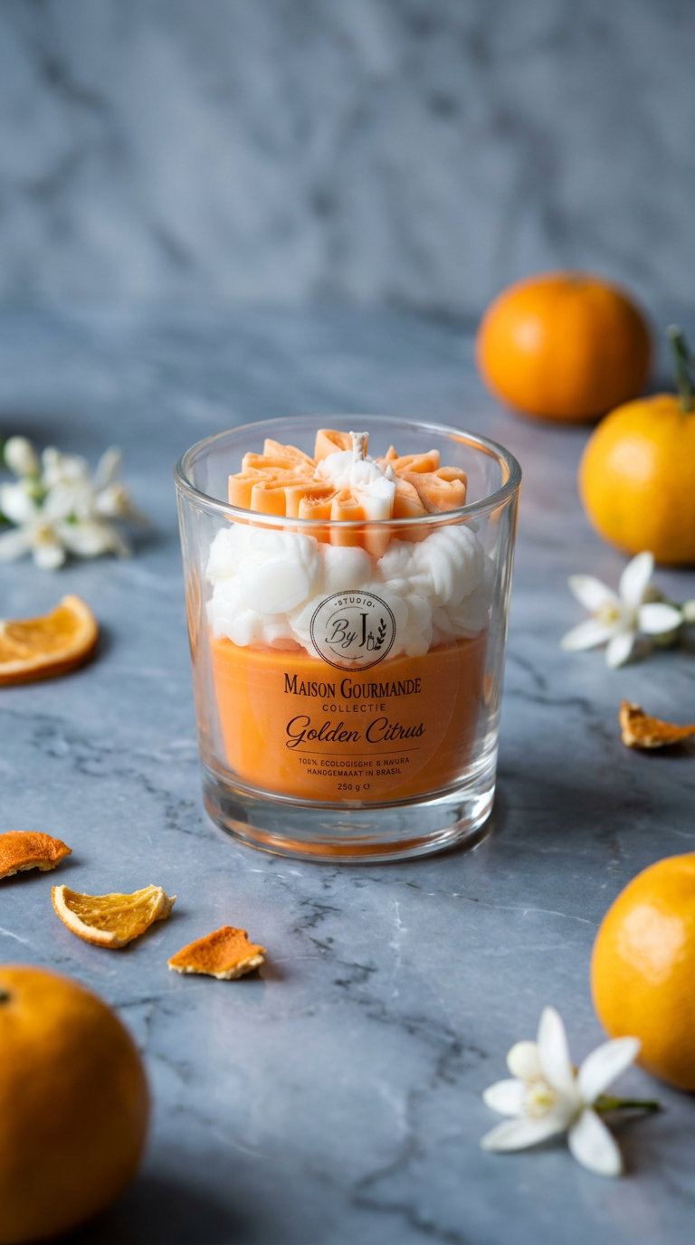 Golden Citrus geurkaars 300 g
