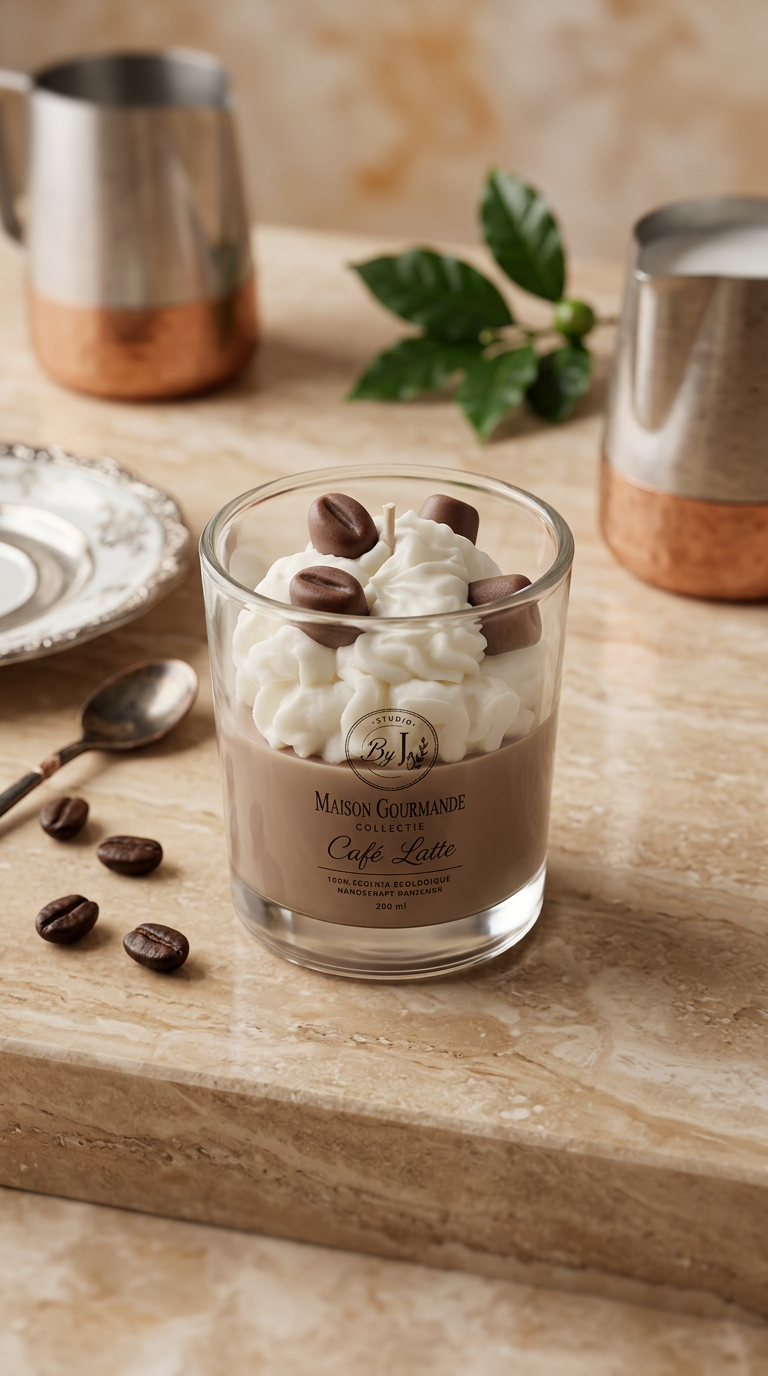 Café Latte geurkaars 300 g