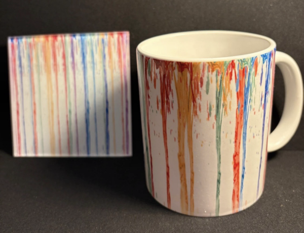 Mug & Glass Coaster Set – The Perfect Gift - Drip Design